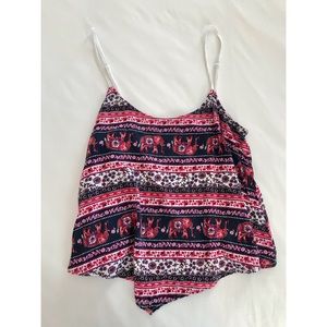 Boho Scarf-Style Tank Top